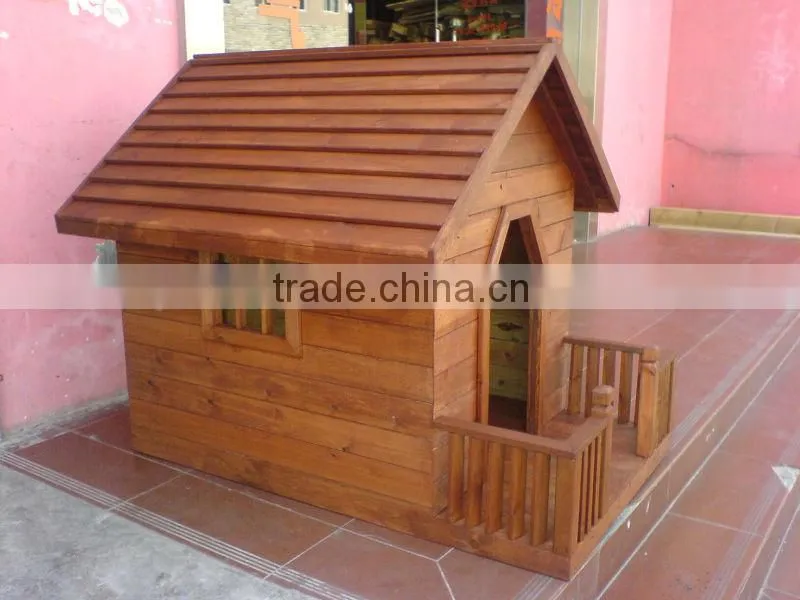 large Waterproof Wood Dog Kennels With Bitumen Roof
