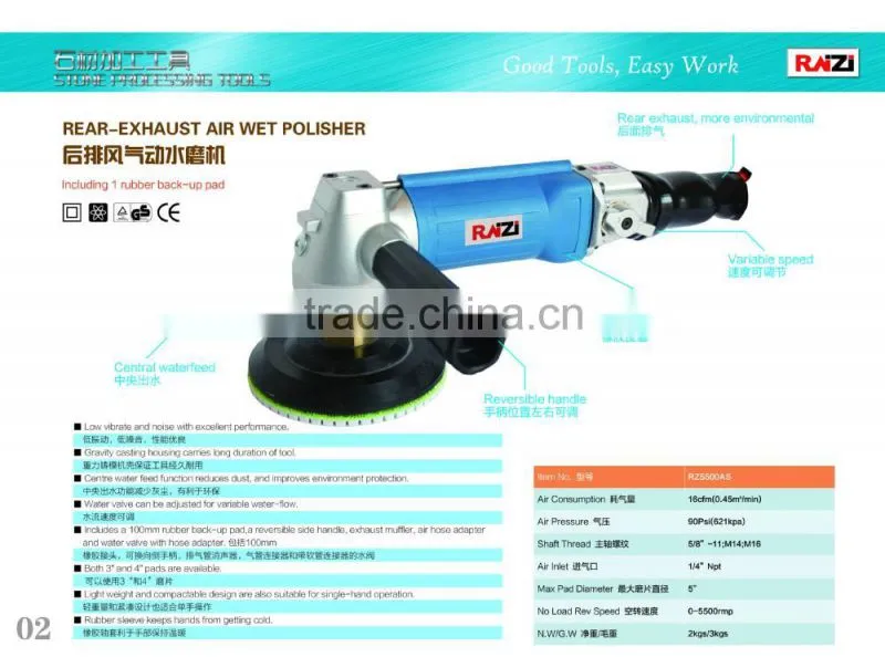 100mm wet polishing pad for marble