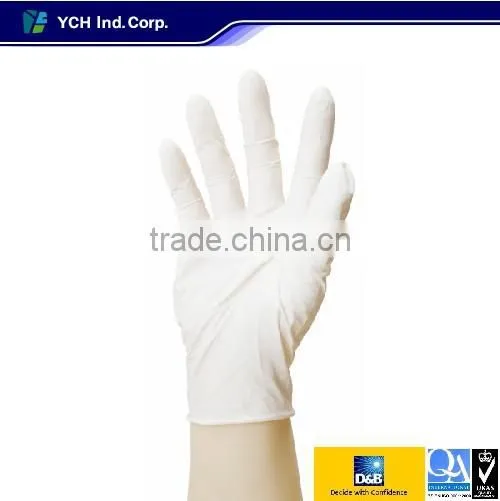 Medical Nitrile Disposable Surgical White Gloves