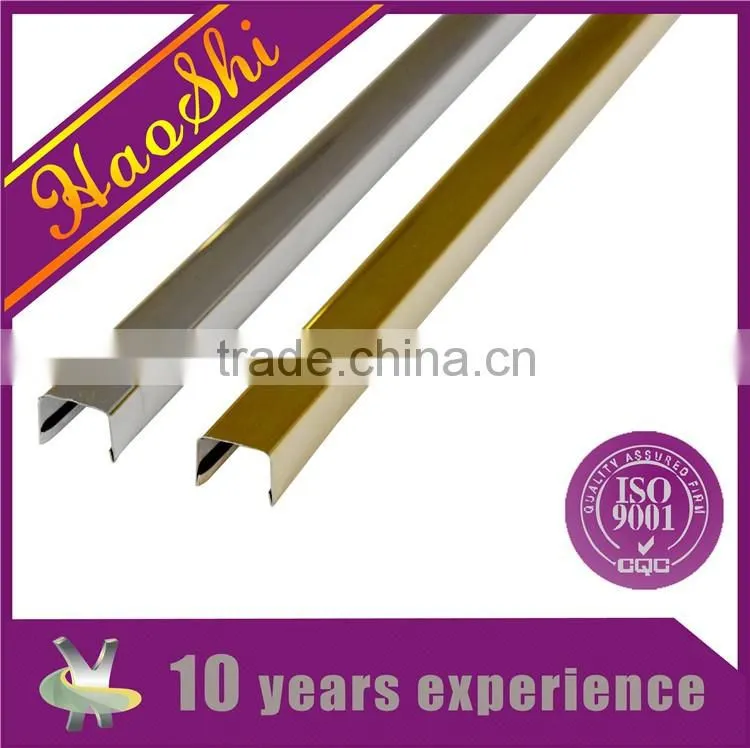 New Design Living Room Carpet Edge Stainless Steel Tile Trim