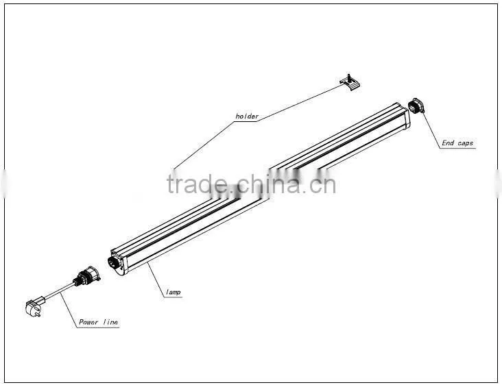Public lighting super bright CE RoHS 5630 led linear pendant light, commercial led pendant lighting, dimmable led pendant lights