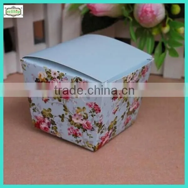 Cheaper cute 230g paper wedding chocolate packaging box
