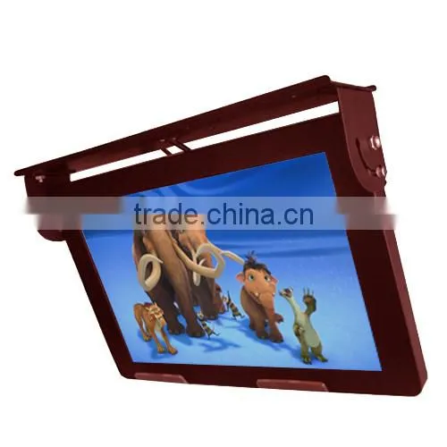 Bus hanging touch screen advertise display android 23.6inch digital signage