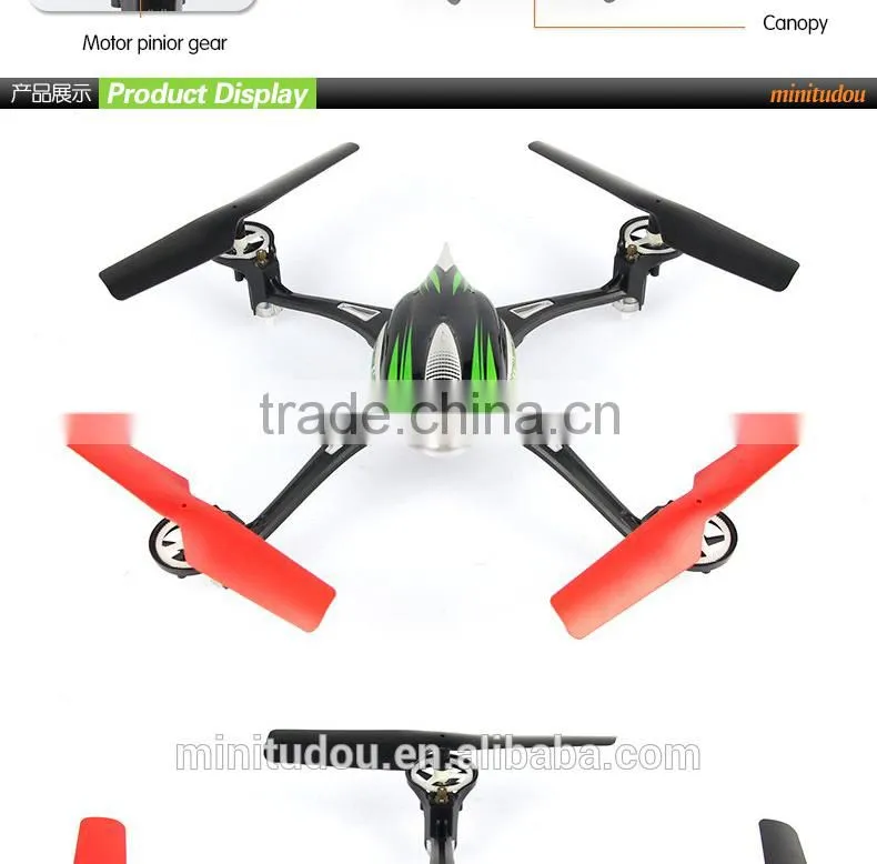 New Product WL V636 2.4G 4CH R/C 4-Axis Quadcopter With Light rc quad copter