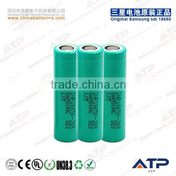 samsung lithium ion battery cell 18650 / samsung inr18650-20r / samsung 18650 20r