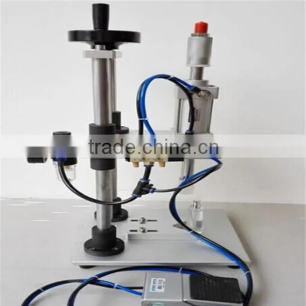 semi auto perfume collaring fitting/pneumatic perfume collaring machine
