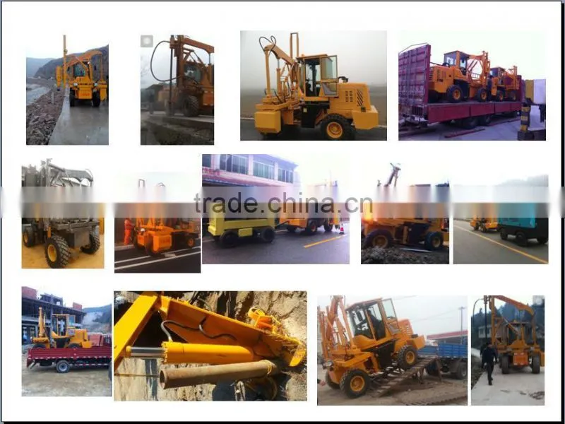 Highroad Guardrail Pile Driver,Hydraulic Piling Machine