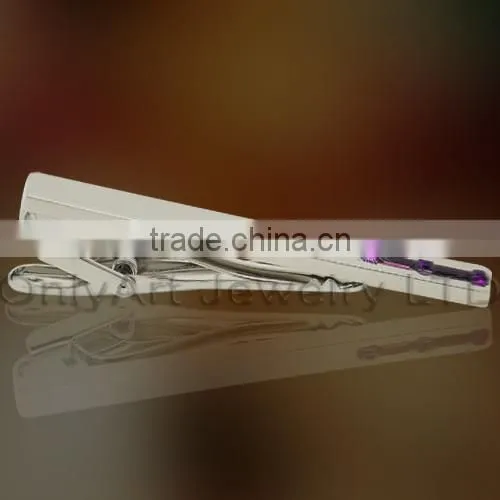 Best Choice Custom Simple Design Blank Elegant metal Tie Bar Clip