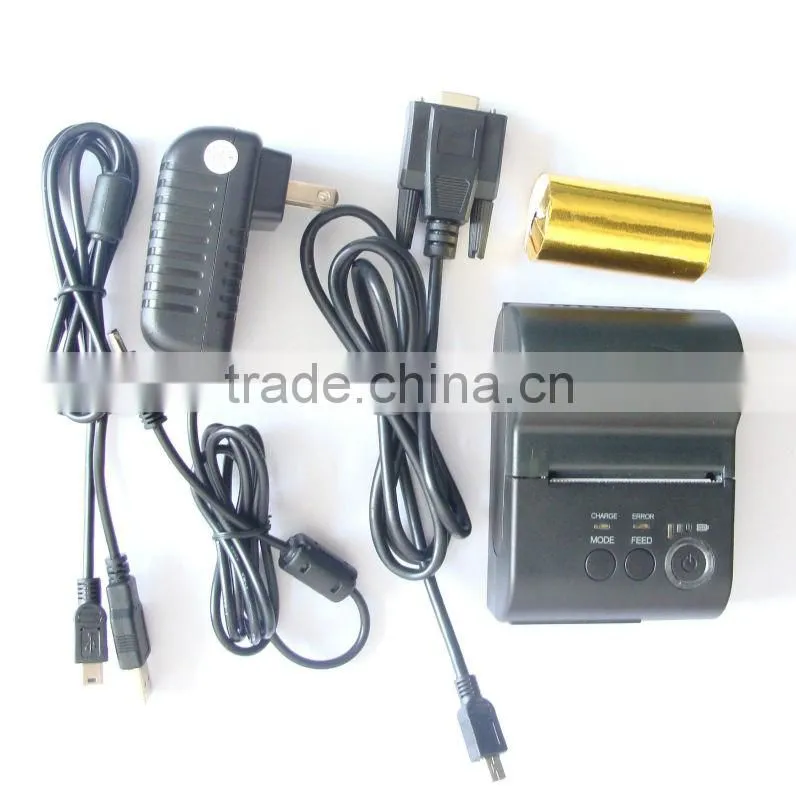 For Android and IOS system 58mm bluetooth thermal printer