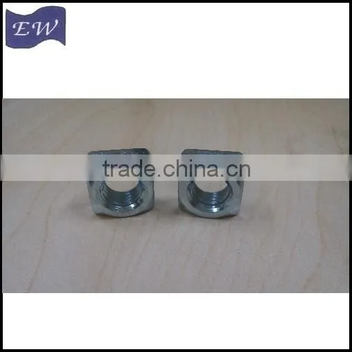 M12 square thread bolt and nut with zinc plated (DIN557)