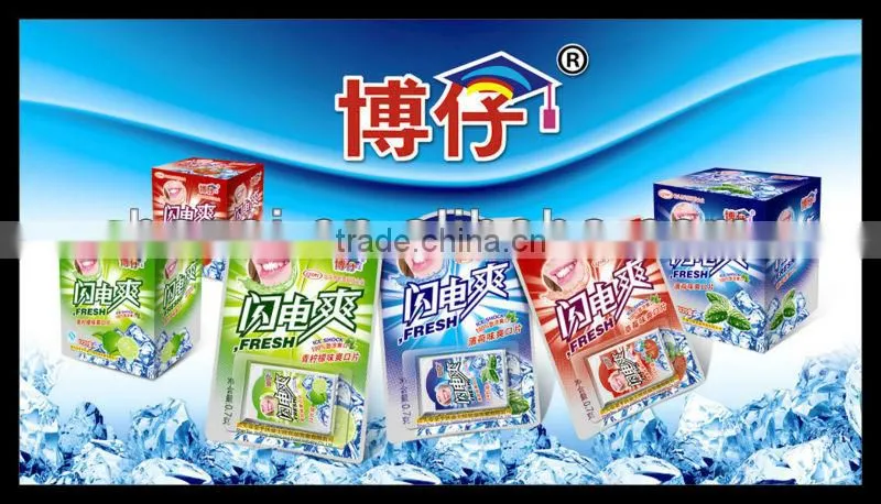Strong mint fresh breath candy