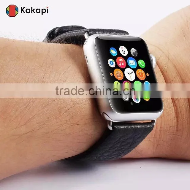 for Apple Watch leather band with adapter ,Genuine leather band strap for 42mm MT-3909