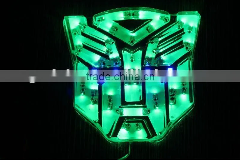 hot selling fashion led robot logo emblem