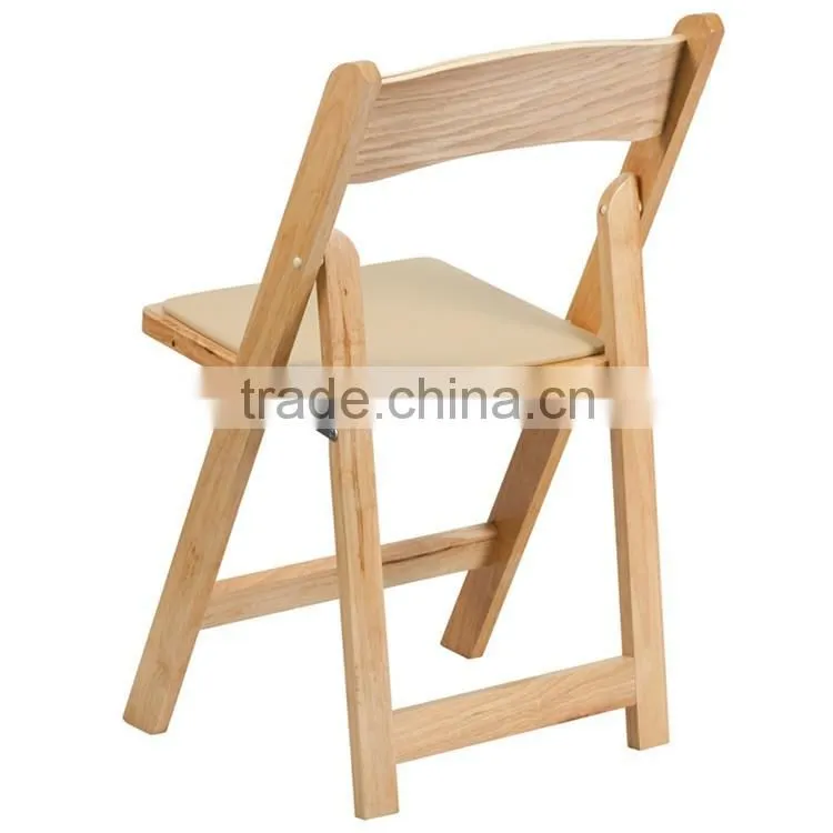 Natural color wedding chair folding chair beach chair