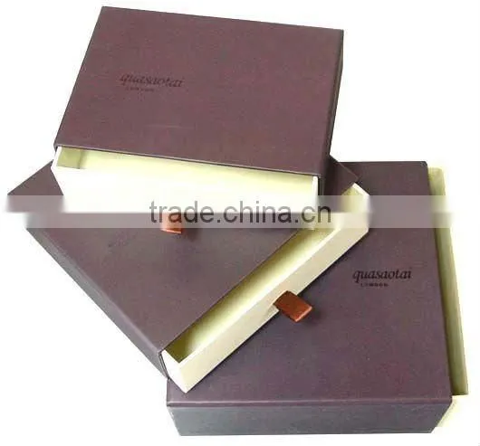 Customized fancy drawer papper box