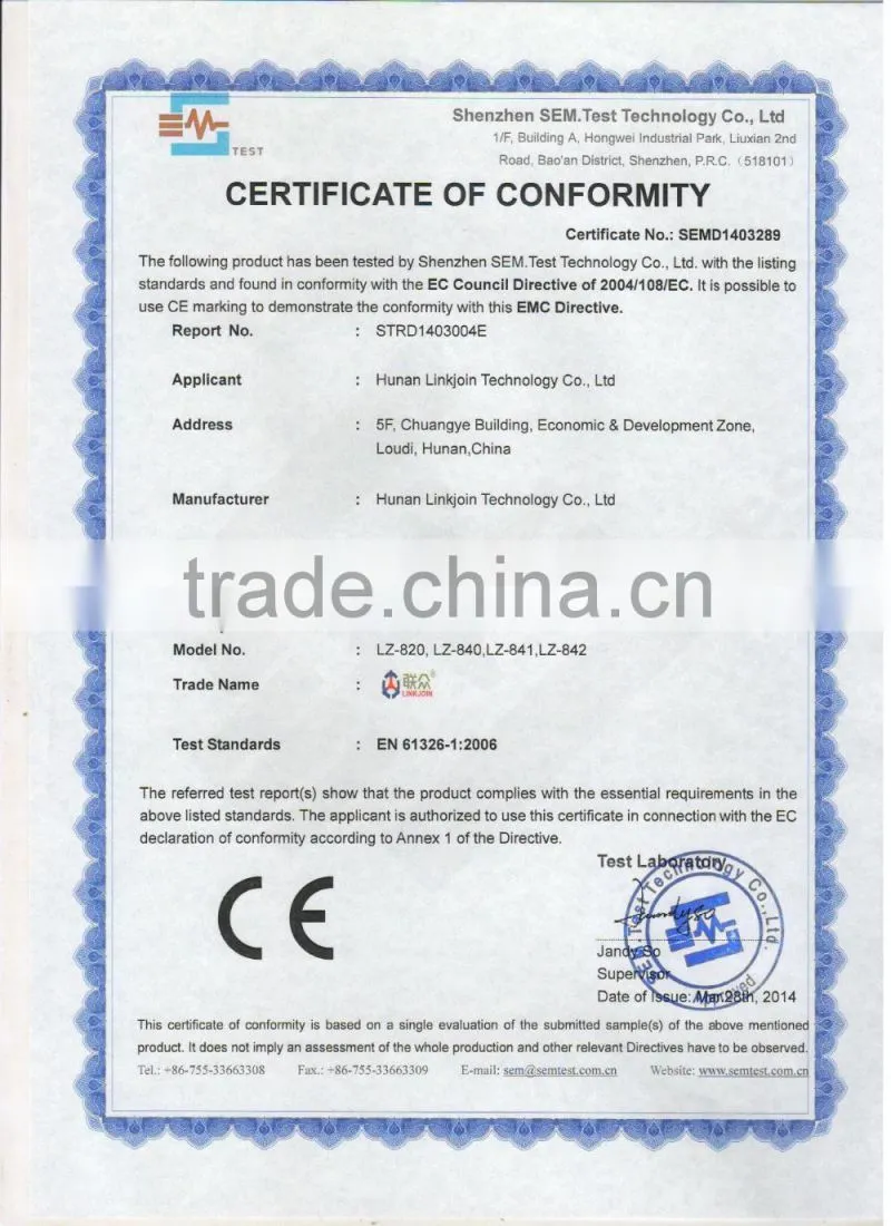 LINKJOIN LZ-680 Stationary CE gaussmeter tesla meter magnet tesla manufacture with CE Certification trade assurance supplier