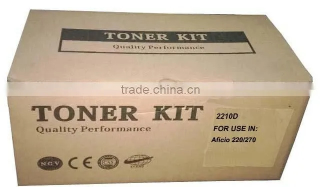 New compatible toner cartridge 2210D black copier toner for Aficio 220/27