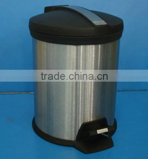high quality foot pedal outdoor stainless steel dustbin