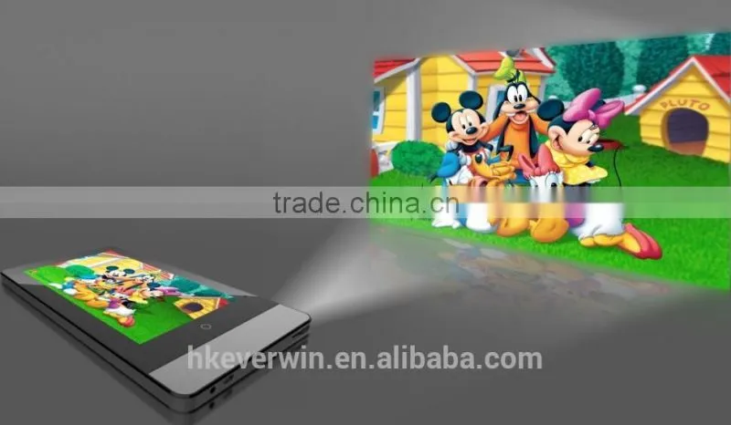 The World's first Android 4.4 tablet projector with 50LM upto 100inch screen