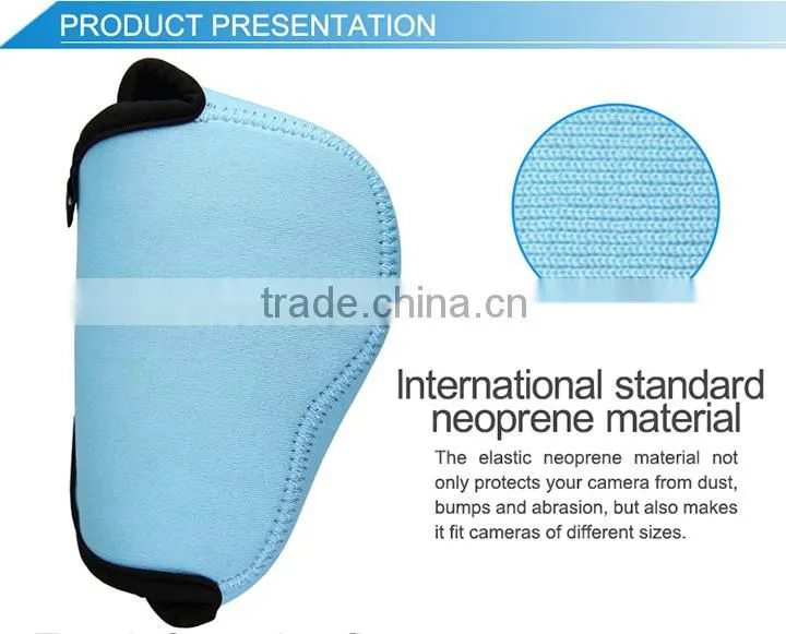 JJC Waterproof Mirrorless Camera Bag Neoprene Pouch Camera Case for Fujifilm for Nikon for Canon