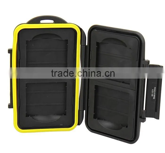 JJCWaterproof Holder Storage Memory Card Case Carrying Case Holder Box Protector for 4 CF cards