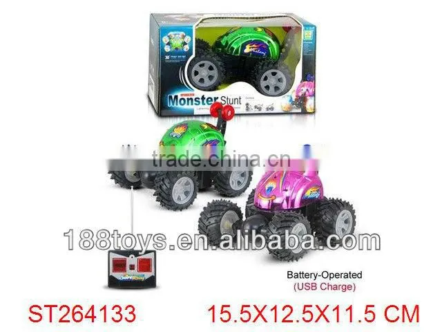 4 CH remote control stunt car toy/rc stunt car