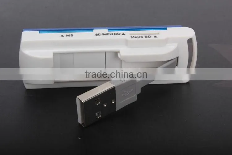 Multi USB 2.0 Card reader for SD, MS, M2, Microsd with 4 slot