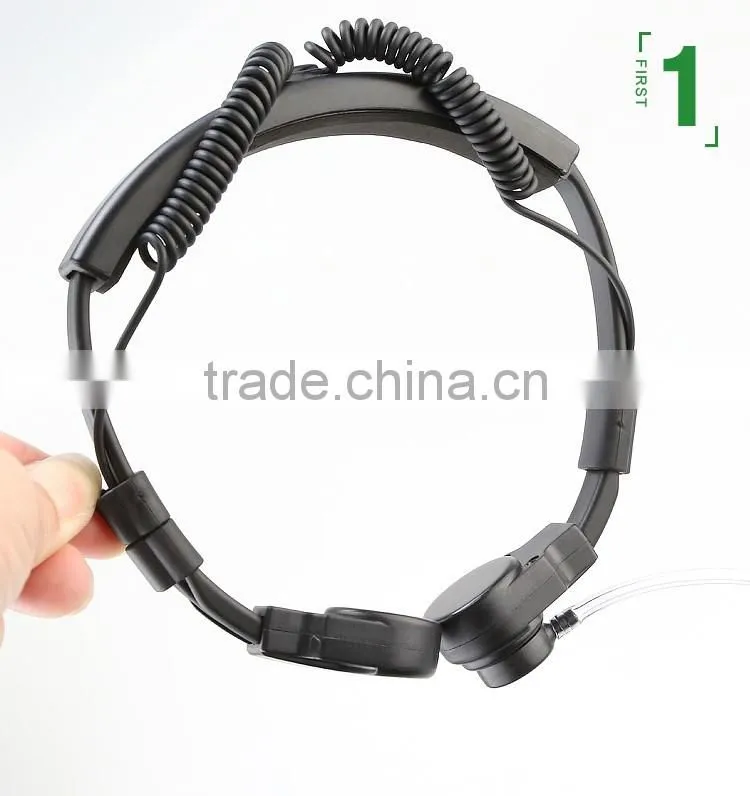 Replaceable Two Way Radio Earphone Clear Voice Throat Control Earpiece