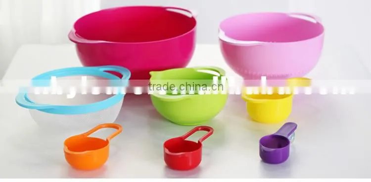 melamine bowl set 8pc mixing bowl set