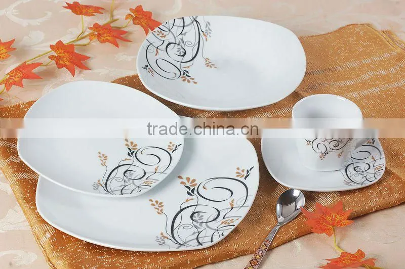 20pcs decal porcelain dinner set