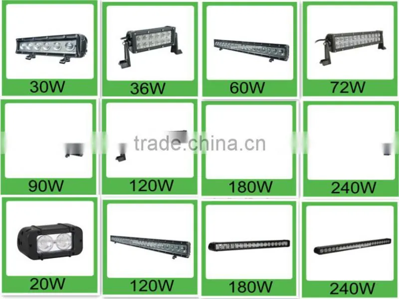 54w high power DC10-30V 4860LM led offroad light bar