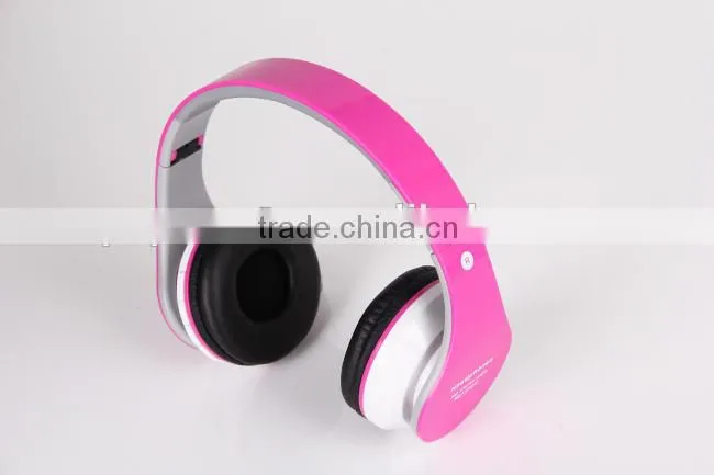 Fashion Stereo Handfree Wireless Bluetooth Headset with Mic for woman