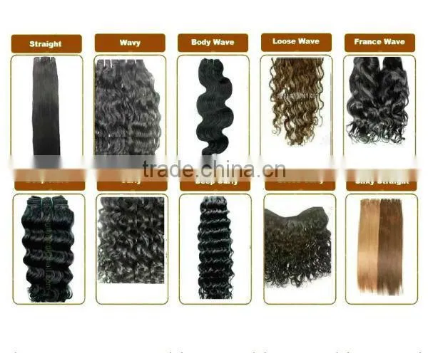 Machine weft virgin indian remy hair