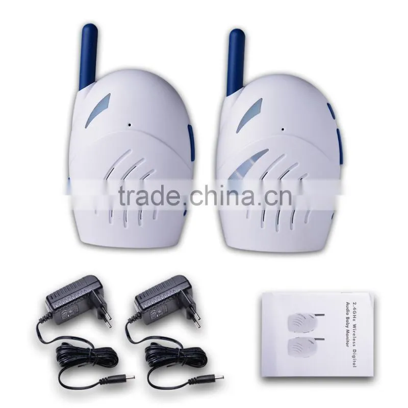 Sound Digital 2 way talk VOX 400M 2.4Ghz Clip Infant Wireless Audio Baby Monitor