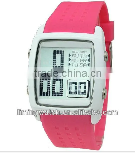 hot sell lady silicon watch for resale