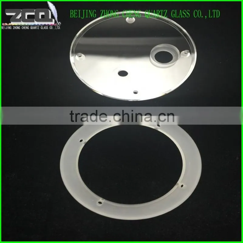 Best Selling Quartz Glass Sheet With Various Of Holes On Surface