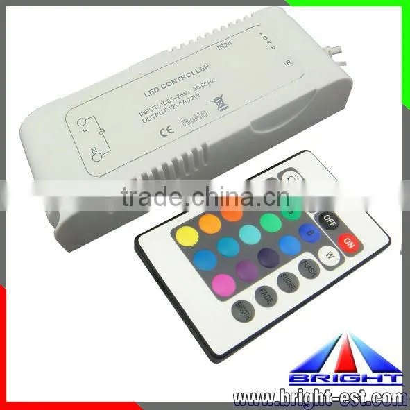 Wireless RF Remote RGB LED Touch Controller