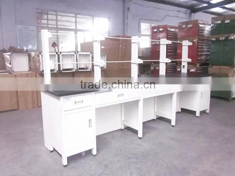 Corrosion resistant Epoxy Resin Worktop for Laboratory Furnture Wall Bench