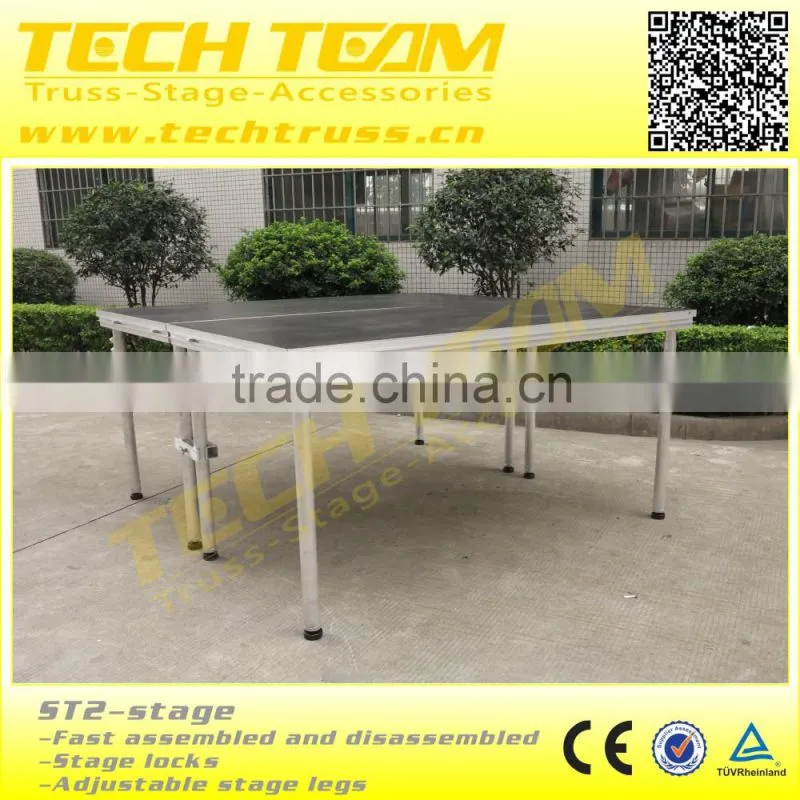 ST2 Adjustable Portable Outdoor Stage For Sale