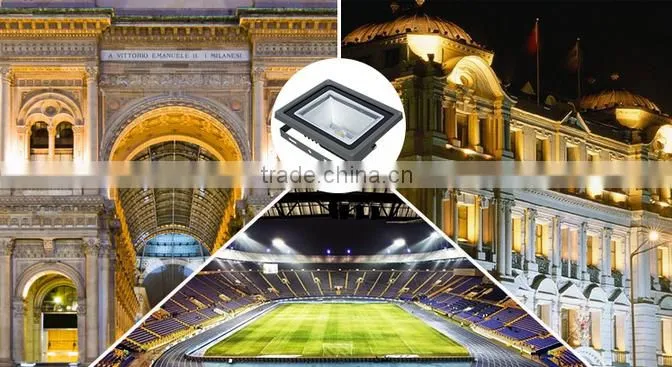LED Flood Light 60W IP65 Integrated Natural White Black led floodlight