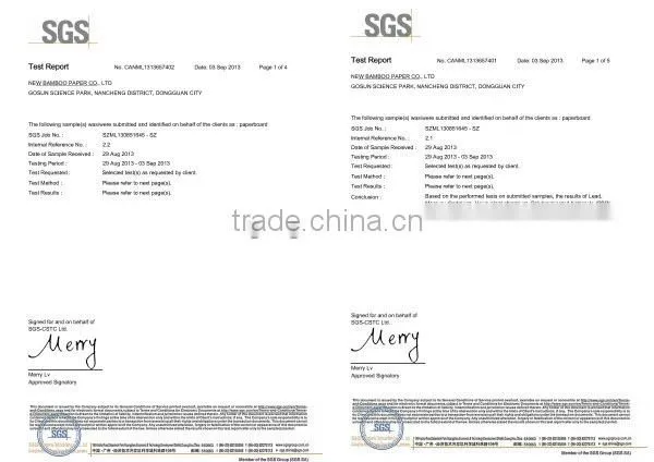 high quality paper pasteboard thickness 2mm