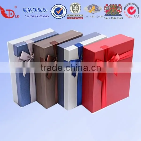 Customized high quality full color acrylic christmas gift box
