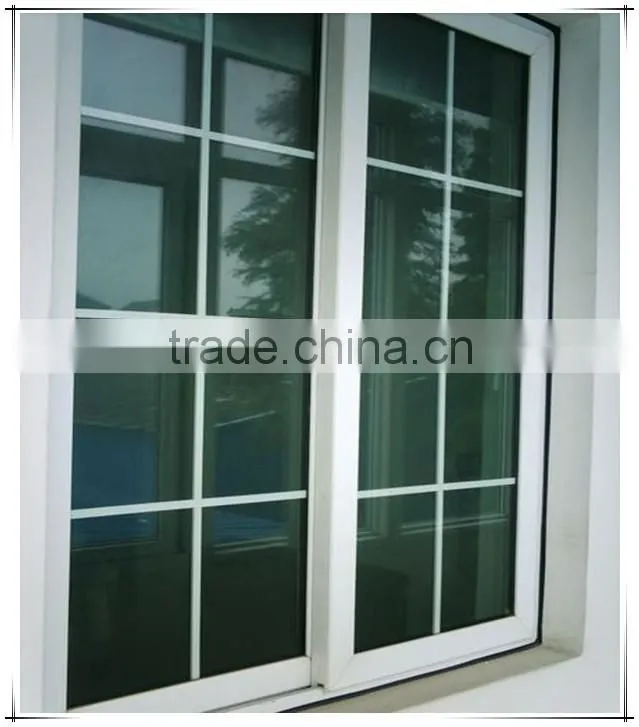 pvc winodow grills design for sliding windows of Made in China