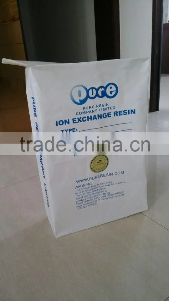 custom printed transparent pe bag plastic valve bag 20kg
