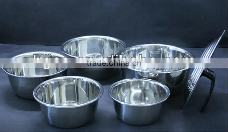 High quality stainless steel mixing bowl set