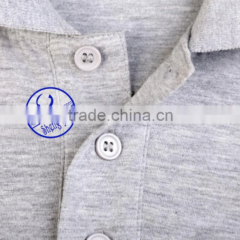 Custom mens polo shirt with epaulet and pockets