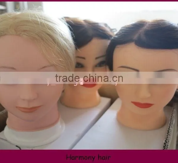 Hot selling Stock black mannequin heads with hair