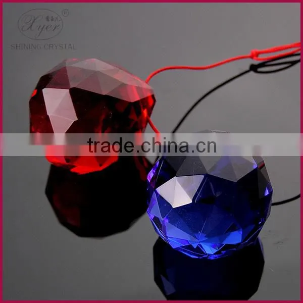 40mm pink crystal chandelier ball