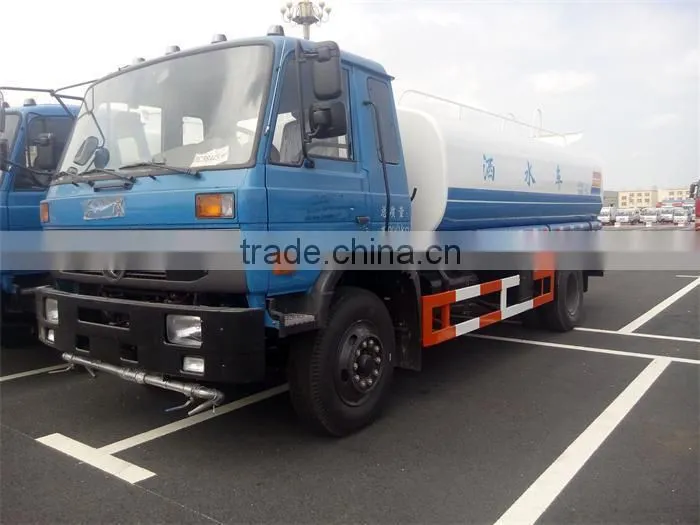 2015 factory sale Dongfeng 12 ton water tanker truck