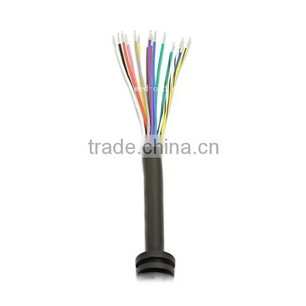Cable, J1962M to Open End, 3ft. w/ Strain Relief